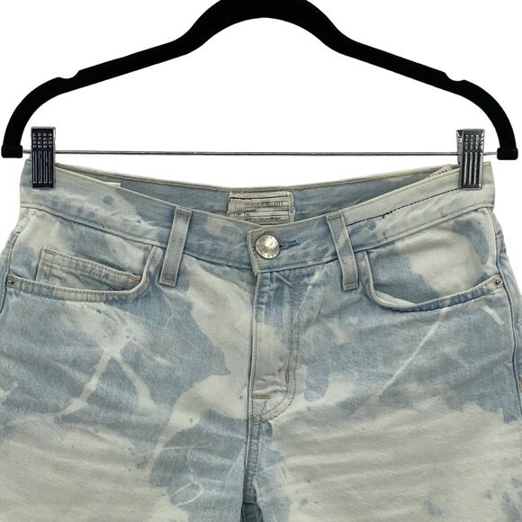 Current Elliott Boyfriend The Rolled Shorts Size 24/0 Jeans Denim Open Sky Blue - Picture 3 of 9